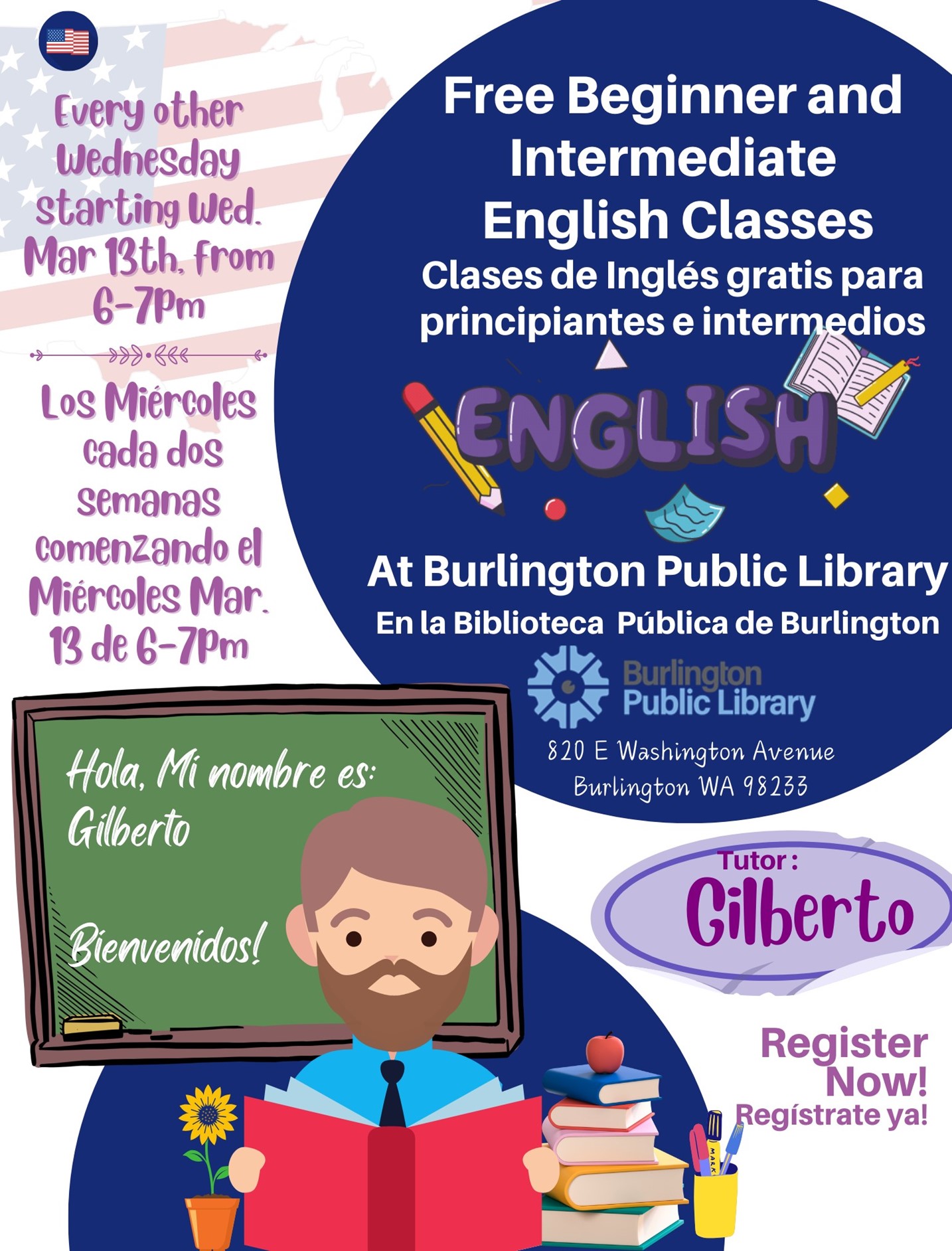 English Classes  -  Clases de Inglés