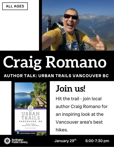 Craig Romano Urban Trails Vancouver BC Author Talk