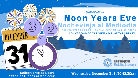 Calendar displaying December 31st and a clock/Calendario que muestra el 31 de diciembre y un reloj.