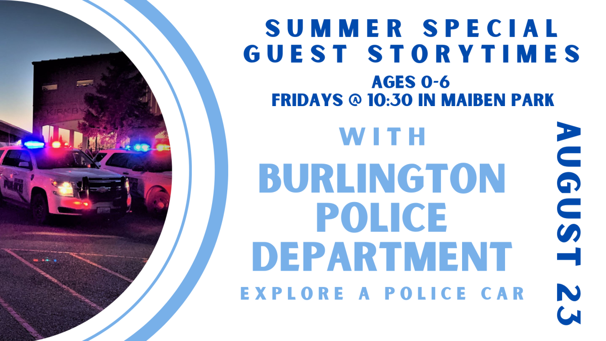 Storytime with Burlington Police Department